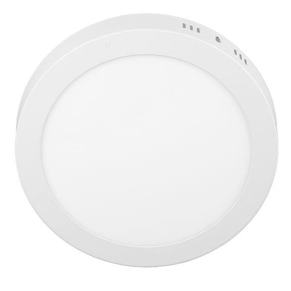 Modern 18W LED Flush Mount Ceiling Light Round Flat Panel Downlight for Hallway Corridor Balcony Bedroom 8.7 Inches / 22 cm Thin Disk Light Fixture 6000K-6500K Bright White