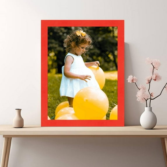 Modern 18X24 Red Picture Frame Gallery Wall Hanging