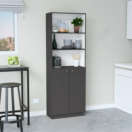 Modern 2-Door Bookcase, Discreet Storage and Display Function / Meet Your Storage Needs