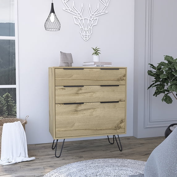 Modern 2 - Door Dresser with Drawers / Bedroom Storage Option