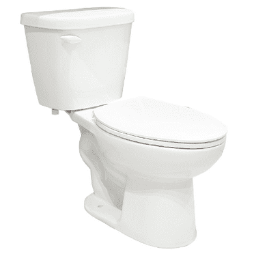 Modern 2-Piece Elongated Toilet,Single Flush Elongated 1.28 GPF  Comfort Height Toilet,Elongated Toilet Bowl,12" Rough In Toilet with Soft Close Seat and Side Trip Lever