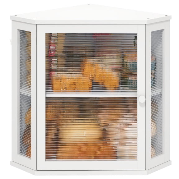 Modern 2 Section Bread Keeper With Textured Acrylic Panel And Sturdy Build
