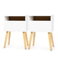 thumbnail image 1 of Modern 2-piece endtable | Used for storing personal items and displaying photos | Easy to clean with a wet cloth, 1 of 6