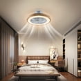 thumbnail image 1 of Modern 20" Ceiling Fan Light LED Chandelier Lamp With Remote Control Living Room 20 inch LED Ceiling Fan Light with Remote Control Bedroom Living Room Chandelier Invisible Ceiling Fan With Chandelier, 1 of 3