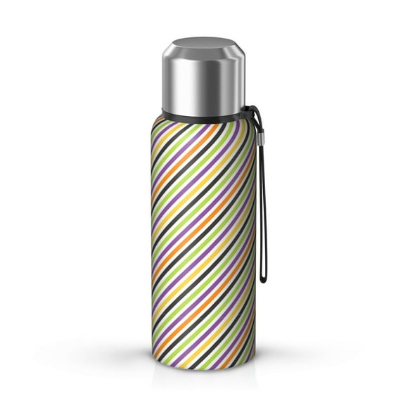 Modern 20oz Stainless Steel Thermal Bottle with Tea Filter and Cup Lid, Vacuum Insulated Coffee Mug with 316L Inner Liner, Leakproof Travel Thermos for Office, Commute & Outdoor