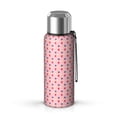 thumbnail image 1 of Modern 20oz Stainless Steel Thermal Bottle with Tea Filter and Cup Lid, Vacuum Insulated Coffee Mug with 316L Inner Liner, Leakproof Travel Thermos for Office, Commute & Outdoor, 1 of 7