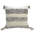 thumbnail image 1 of Modern 22 X 22 Throw Pillow for couch with Tassels, 1 of 3