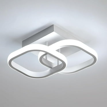 Goeco Modern 7.87-Inch Ceiling Light, 1-Light, Aluminum, Corded Electric, for Bedroom