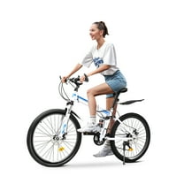 Modern 26" Mountain Folding Bike, 21-Speed Gears MTB Bicycle U-Shaped Shock-Absorbing