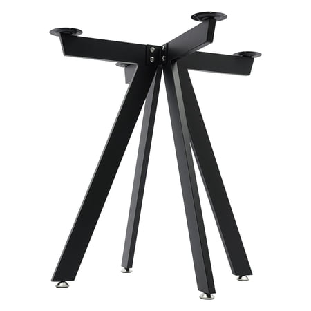 Modern 28inch Iron Table Leg Floor Standing Table Base Coffee Table Support Leg Black