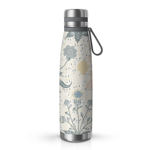 Modern 29oz Stainless Steel Insulated Thermos with Tea Filter, 360° Printed Travel Bottle, Leakproof BPA-Free Flask with Anti-Slip Base, 304 Inner & 201 Outer, Vacuum Cup