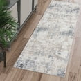 thumbnail image 1 of Modern 2x8 Runner Rugs for Hallway | Indoor Entry, Entryway or Kitchen Rug (2'3'' x 7'3'') Cream Gray, 1 of 8
