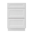 thumbnail image 1 of Modern 3-Drawer Kitchen Base Cabinet, Soft-Close Pots & Pans Storage (Available in 18" & 24" Widths), 1 of 6