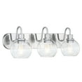 Modern 3Light 24 inch Globe Bathroom Vanity Light Fixtures, Bathroom