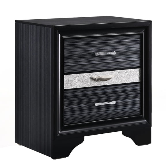 Modern 3 Nightstand In Black - Keep Bedroom Neat And Organized Your Well-organized