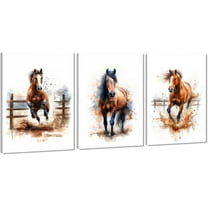 Modern 3 Piece Wild Animal Lion Canvas Paintings Lion Family Portrait Pictures Wall Decor Artwork Living Room Bedroom Home Office Decorations Unframed