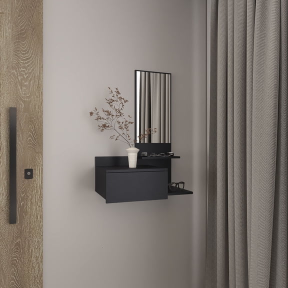 Modern 3-Tier Shelf Floating Mirror Table / Stand Out in Your Decor