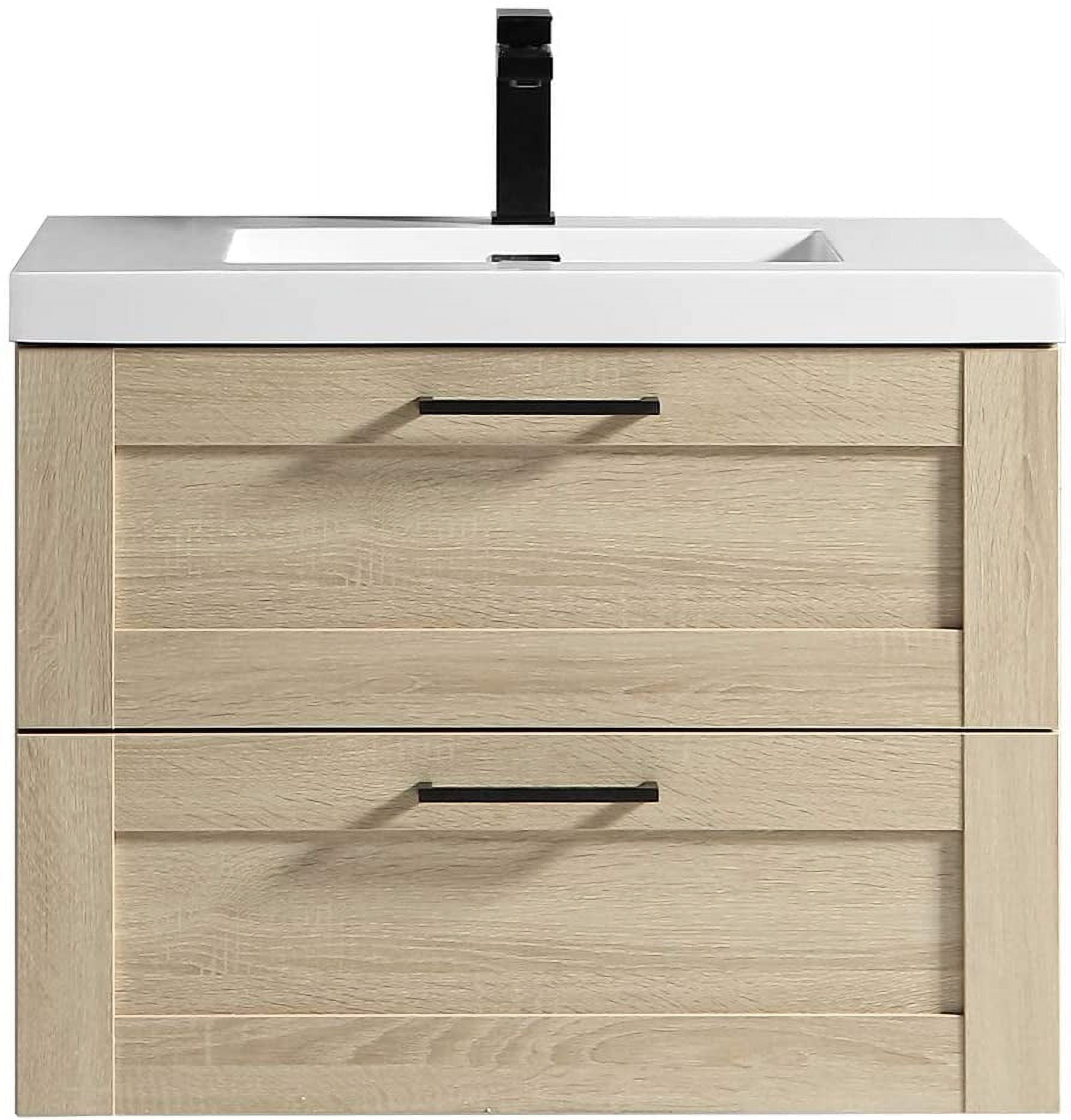 Boyel Living White 3-Drawer Storage Cabinet with Foldable Fabric