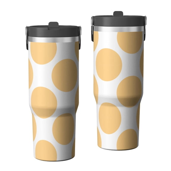 Modern 30oz Handheld Travel Tumbler with Handle – Double Wall Stainless Steel Insulated Cup, Flip Straw Lid, Leak-Proof & BPA-Free for Hot and Cold Drinks – Durable Coffee & Juice Mug Black