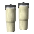 thumbnail image 1 of Modern 30oz Handheld Travel Tumbler with Handle – Double Wall Stainless Steel Insulated Cup, Flip Straw Lid, Leak-Proof & BPA-Free for Hot and Cold Drinks – Durable Coffee & Juice Mug Black, 1 of 7