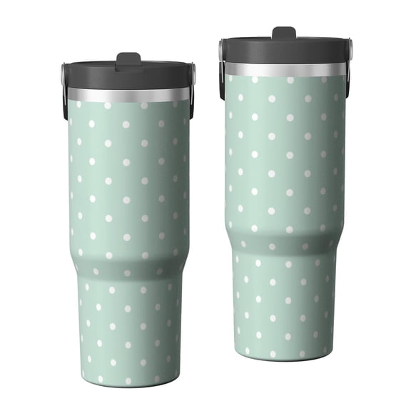 Modern 30oz Handheld Travel Tumbler with Handle – Double Wall Stainless Steel Insulated Cup, Flip Straw Lid, Leak-Proof & BPA-Free for Hot and Cold Drinks – Durable Coffee & Juice Mug Black