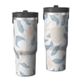 thumbnail image 1 of Modern 30oz Handheld Travel Tumbler with Handle – Double Wall Stainless Steel Insulated Cup, Flip Straw Lid, Leak-Proof & BPA-Free for Hot and Cold Drinks – Durable Coffee & Juice Mug Black, 1 of 7