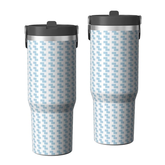 Modern 30oz Handheld Travel Tumbler with Handle – Double Wall Stainless Steel Insulated Cup, Flip Straw Lid, Leak-Proof & BPA-Free for Hot and Cold Drinks – Durable Coffee & Juice Mug Black