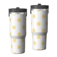 thumbnail image 1 of Modern 30oz Handheld Travel Tumbler with Handle – Double Wall Stainless Steel Insulated Cup, Flip Straw Lid, Leak-Proof & BPA-Free for Hot and Cold Drinks – Durable Coffee & Juice Mug Black, 1 of 7