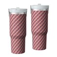 thumbnail image 1 of Modern 30oz Handheld Travel Tumbler with Handle – Double Wall Stainless Steel Insulated Cup, Flip Straw Lid, Leak-Proof & BPA-Free for Hot and Cold Drinks – Durable Coffee & Juice Mug White, 1 of 7