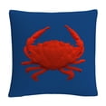 thumbnail image 1 of Modern 3D Red Crab By Abc 16 X 16 Decorative Throw Pillow, 1 of 4