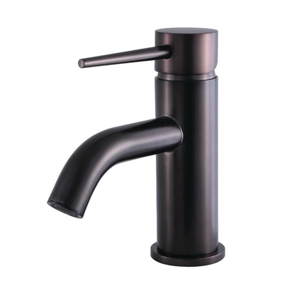 Modern 4 in. Center Single Handle Lavatory Faucet - Oil Rubbed Bronze