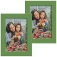 thumbnail image 1 of Modern 4 in. x 6 in. Green Picture Frame (Set of 2), 1 of 9