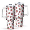 thumbnail image 1 of Modern 40oz Tumbler– Stainless Steel Insulated Tumbler with Handle and Straw, Large Capacity Travel Cup for Hot & Cold Drinks, 1 of 7