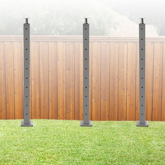 Modern 42inch Cable Railing Post 0-90 Adjustable Outdoor Deck Handrail Railing