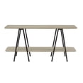 thumbnail image 1 of Modern 47.24 Inch Console Table With 2 Open Shelves For Living Room And Home Office In Rustic Grey, 1 of 9