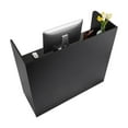 thumbnail image 1 of Modern 47" Office Reception Desk in Black Rectangular Front Counter with Lockable Storage for Hotels, Beauty Salons, and Office Lobbies, 1 of 11