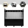 thumbnail image 1 of Modern 50-slot Blueprint Roll File Storage Holder 5 Tiers Movable Roll File Cart for Study Rooms, Studios, 1 of 18