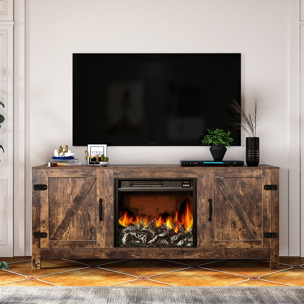 58 inch tv stand with fireplace deals