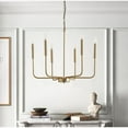 thumbnail image 1 of Modern 6-Light Candle Style Kitchen Island Chandelier Gold, 1 of 5
