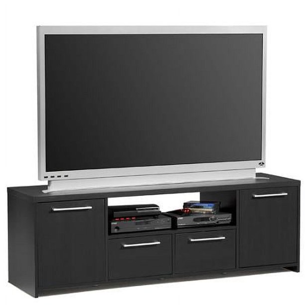 Modern 60" Plasma TV Stand Drawers & Doors