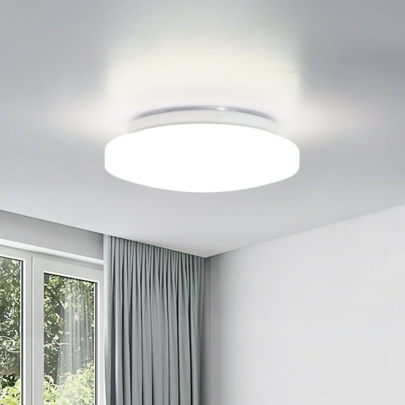 Modern 6PACK 8" 1120LM 16W Dimmable Lighting Fixture Ceiling Lamp for Kitchen, Living Room, Bedroom, Laundry Room, 4000K Cool White, Basement Hallway, Balcony, Staircases, Indoor Lantern, CETL Listed