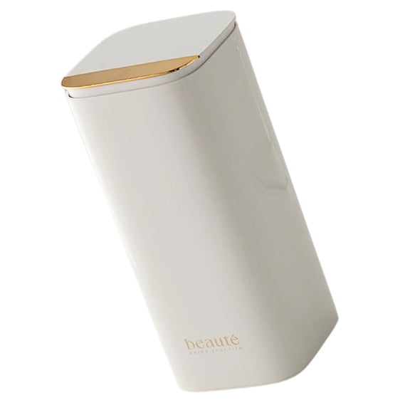 Modern ABS Cosmetic Storage Case Features Push Button Lift Mechanism Convenient