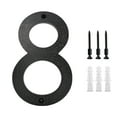 thumbnail image 1 of Modern ABS Metal House Numbers for Outdoor Signs, 5-Inch Matte Finish Address Plaque with Weather-Resistant Coating, Easy Mounting for Door or Mailbox, 1 of 6