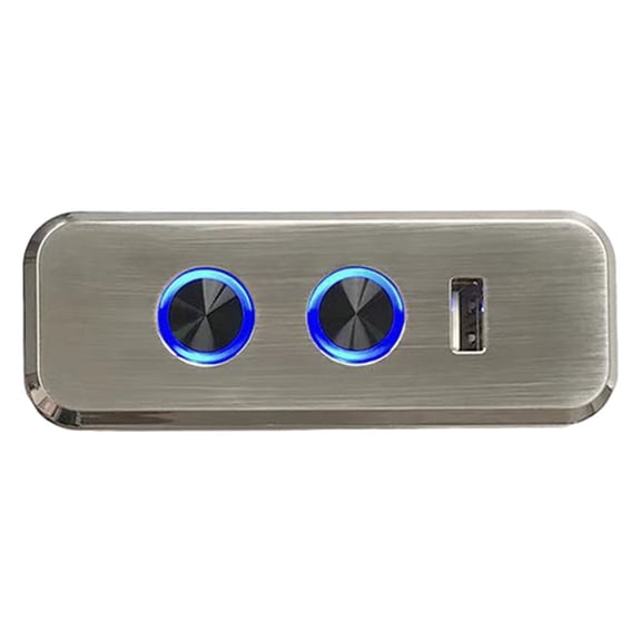 Modern ABS Motorized Recliner Remote Control Integrated Phone Chargers Outlet