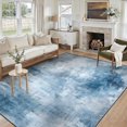 thumbnail image 1 of Modern Abstract 5x7 Area Rug, Washable Non Slip Soft Low Profile Indoor Rug, Textured Neutral Floor Rug for Living Room, Bedroom, Dining Room & Office, 1 of 13