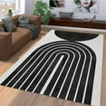 thumbnail image 1 of Modern Abstract Area Rug, Light Luxury Minimalist Art Indoor Rugs, Non Slip Machine Washable Easy Care Carpet For Living Room Bedroom Study Apartment Home Decor 4 x 6ft, 1 of 6