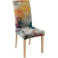 thumbnail image 1 of Modern Abstract Art Stretch Chair Covers for Dining Room Set of 6,Printed Stretchable Dining Chair Slipcover Washable Removable Seat Covers for Dining Chairs for Kitchen,Hotel,Restaurant, 1 of 6
