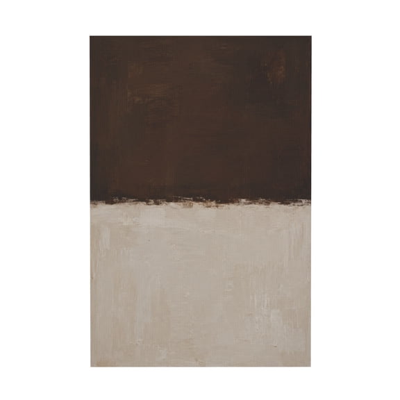 Modern Abstract Brown Grey Neutral Canvas Wall Art For Living Room Bedroom 12*18in
