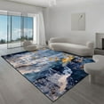 thumbnail image 1 of Modern Abstract Carpet Large Area Living Room Carpet Easy Care Coffee Table Lounge Floor Mats Non-sl, 1 of 5