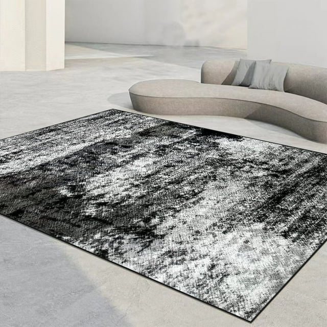 Modern Abstract Carpets Living Room Bedroom Easy Care Rug Home ration Ink Splash Art Rug Washable Entryway Doormat Bath Mat